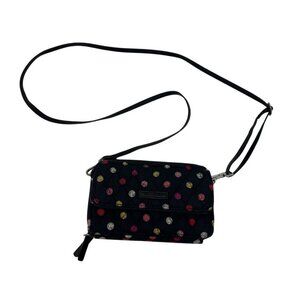 Vera Bradley Grab & Go Havana Dots Crossbody Wallet with Removable Strap